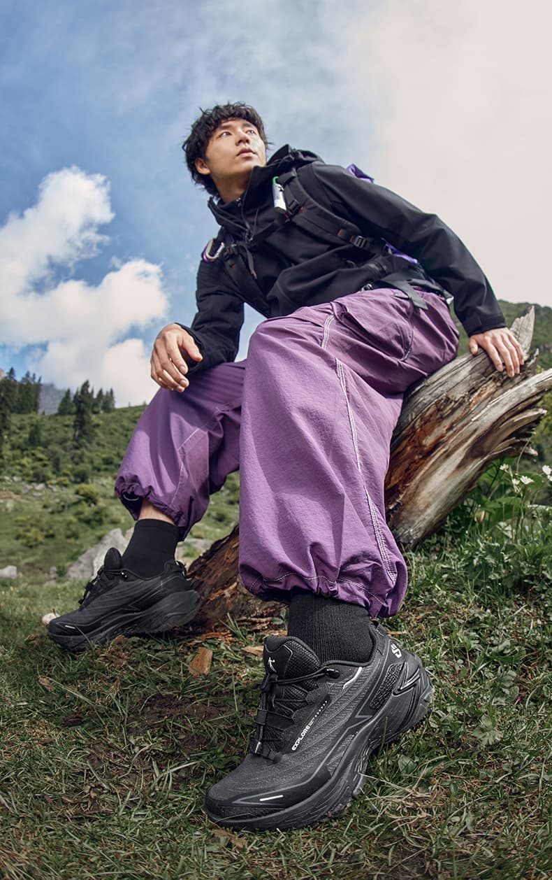 トレイルランニングシューズ トレイルランニングシューズ 山岳征服者 完全防水モデル