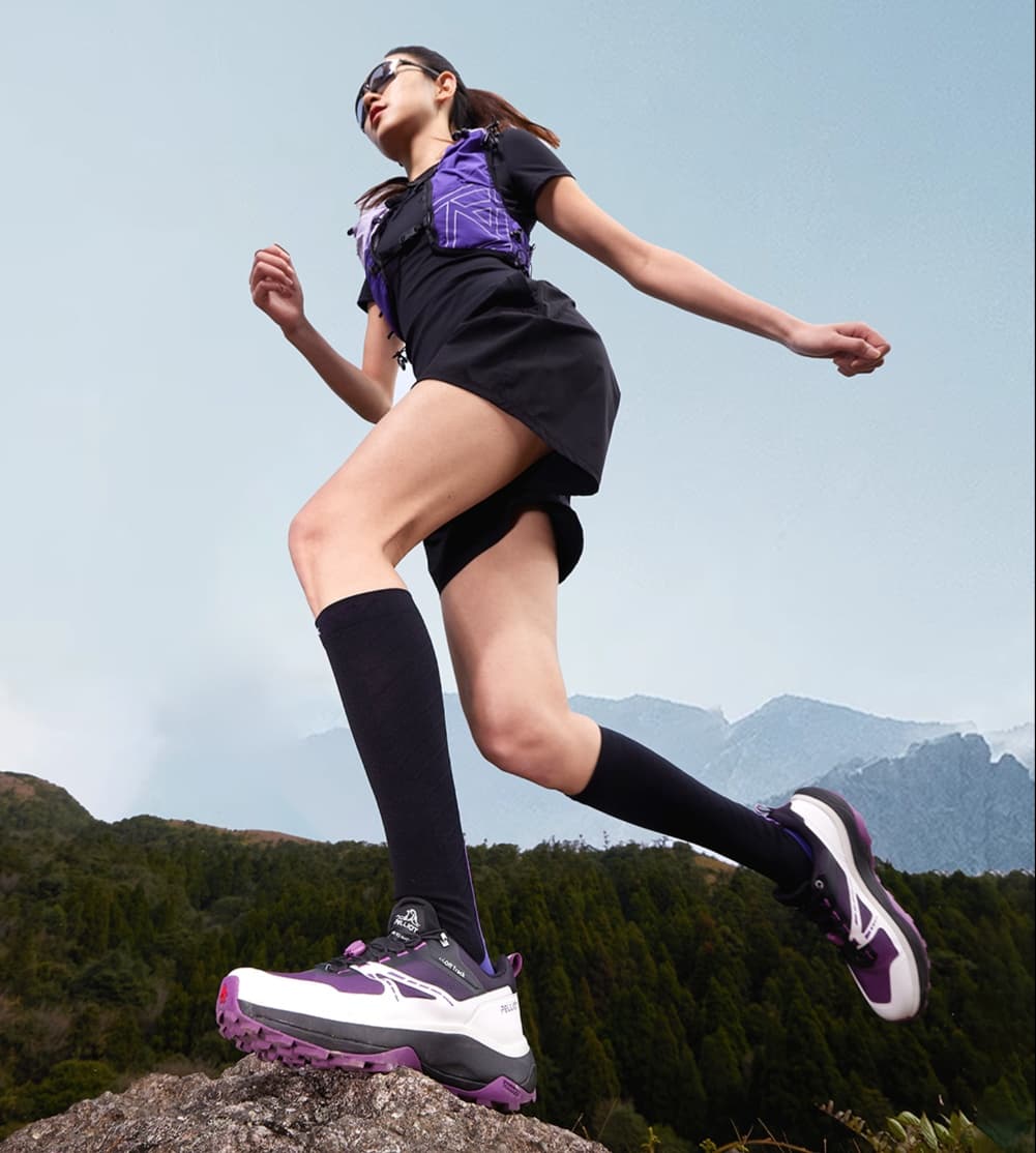 トレイルランニングシューズ レディース 山岳征服者 軽快トレイルシューズ
