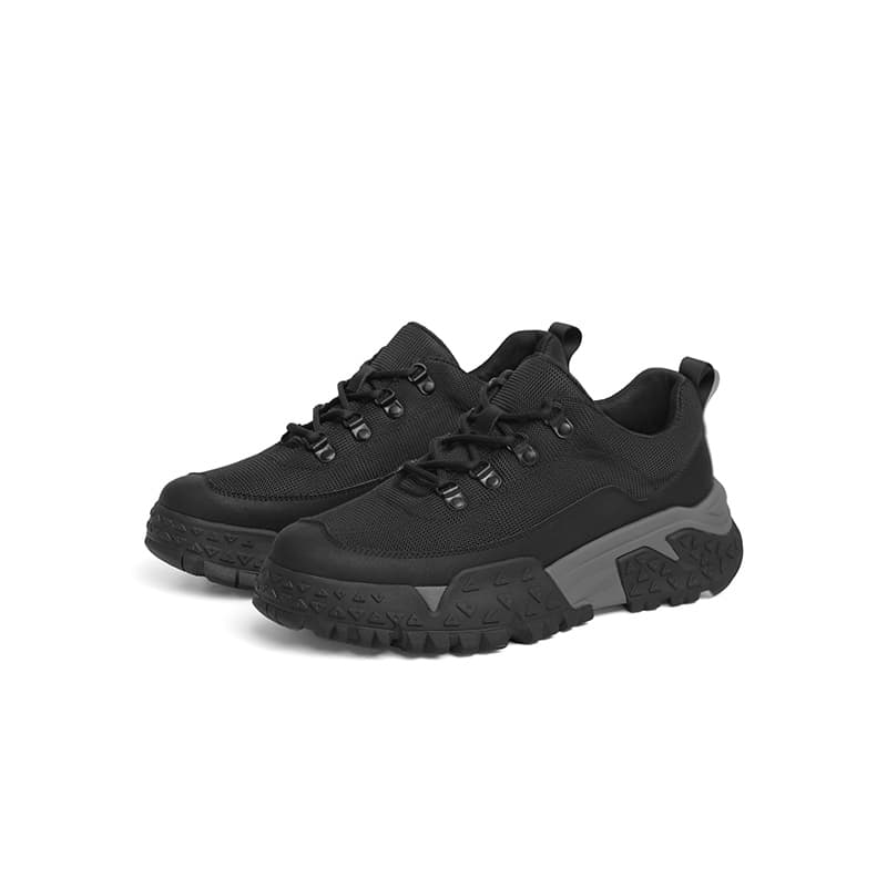 トレイルランニングシューズ メンズ オフロード耐久トレッキングスニーカー